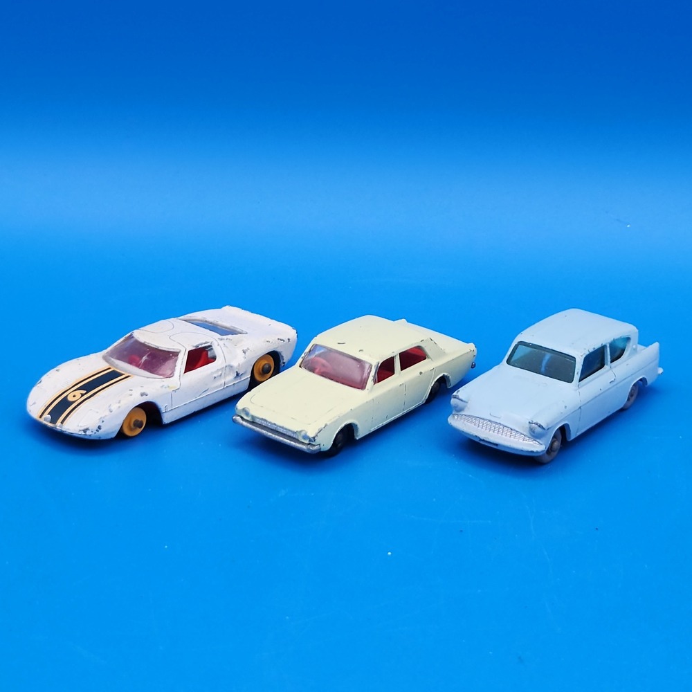 Vintage‎ Matchbox Ford GT, Ford Corsair and Ford Anglia